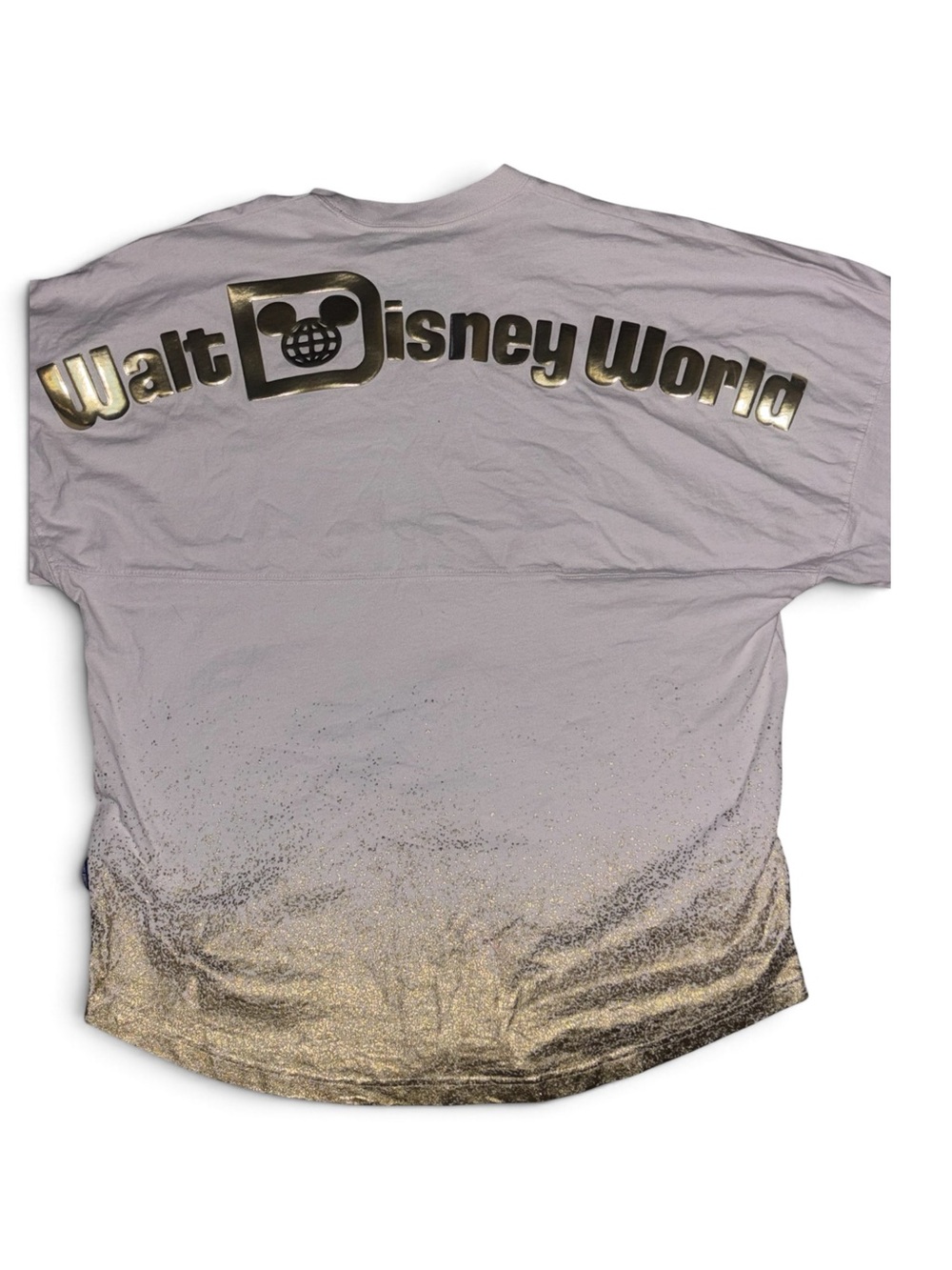 NEW Walt Disney World Pink Golden Frosted Sparkle Spirit Jersey Medium